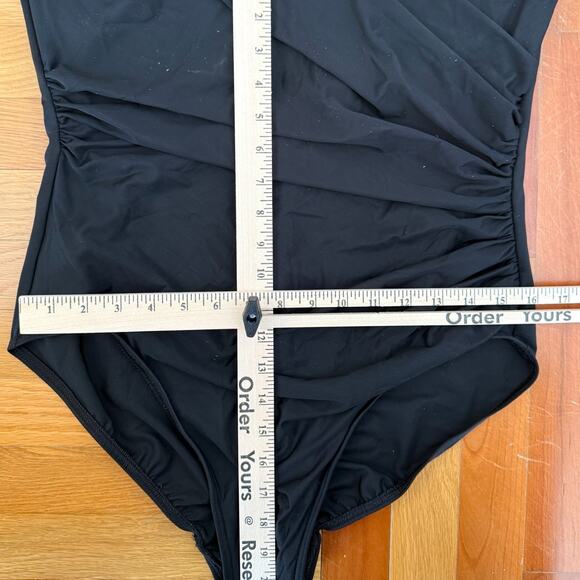 Miraclesuit Black Plus Size Sanibel Underwire One-Piece Swimsuit ~ US 18W - Picture 11 of 16